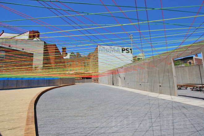 architecture MOMA, architecture nyc, art design, art intiatives, art programs nyc, Escobedo Soliz Studio, green design, MoMA, nyc architecture, The Museum of Modern Art and MoMA PS1, Weaving the Courtyard, YAP NY, YAP winner 2016, yarn art, young architects program, moma warmpu