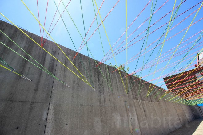 architecture MOMA, architecture nyc, art design, art intiatives, art programs nyc, Escobedo Soliz Studio, green design, MoMA, nyc architecture, The Museum of Modern Art and MoMA PS1, Weaving the Courtyard, YAP NY, YAP winner 2016, yarn art, young architects program, moma warmpu
