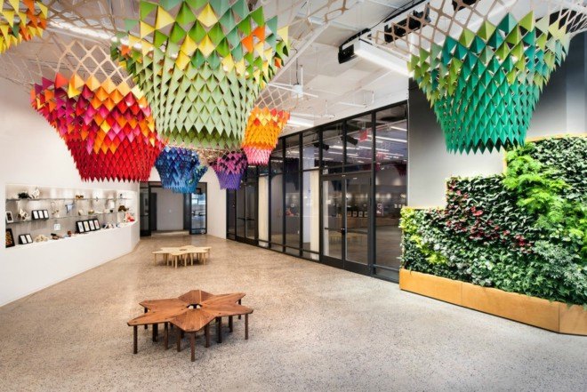 Etsy’s new headquarters in Brooklyn, Living Building Challenge, Forest Stewardship Council wood, well-managed forests, green building, sustainable office design, sustainable etsy office, green design, energy efficiency, brooklyn offices, brooklyn green buildings