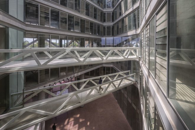 Mario Cucinella, Accra Ghana, Ghana, Africa, Africa architecture, italian architects, brise soleil, solar shading, concrete, Green Building, glazing, glazing system