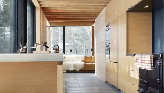 Go Home Bay Cabin by Ian MacDonald Architect, green-roofed cabin, cabins in southern Ontario, eco-friendly cabin, cabin retreat in Ontario