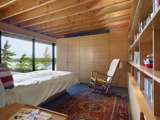 Go Home Bay Cabin by Ian MacDonald Architect, green-roofed cabin, cabins in southern Ontario, eco-friendly cabin, cabin retreat in Ontario