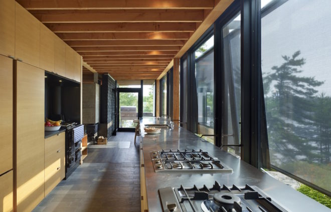 Go Home Bay Cabin by Ian MacDonald Architect, green-roofed cabin, cabins in southern Ontario, eco-friendly cabin, cabin retreat in Ontario