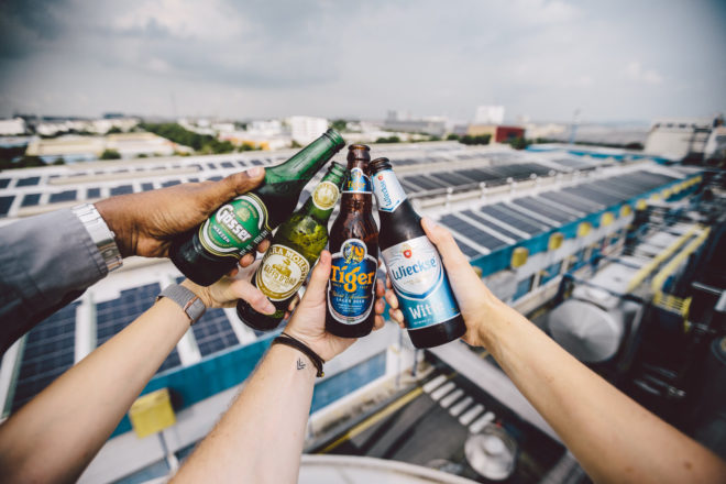 austria, heineken, zero carbon, carbon neutral, solar power, solar panels, hydropower, biogas, manufacturing, beer making, beer production, brewery