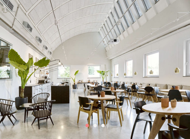 Herzog & de Meuron, Vitra Campus, Vitra Schaudepot, furniture design, design museum, furniture exhibition, 3d printed objects, temporary exhibition, green architecture, pitched roof, exhibition space