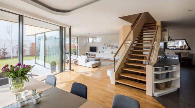 Holistic Living in Berlin, plus energy homes, Berlin, GRAFT Architects, BuroHappold, smart homes, recyclable materials, heat recovery ventilation system, solar-powered homes, solar power, photovoltaics, green architecture