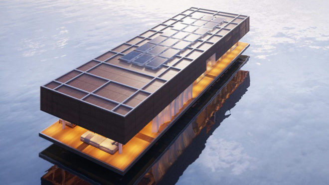 united arab emirates, abu dhabi, houseboat, luxury houseboat, off-grid houseboat, self-sustaining houseboat, Berend Lens van Rijn, waterlovt, Belevari Marinas