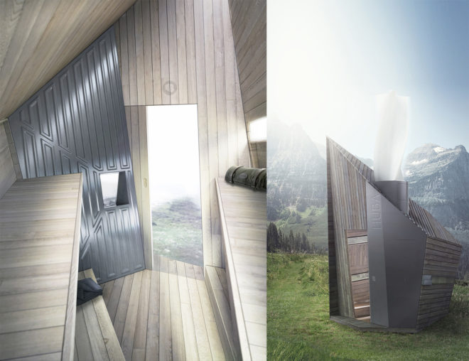 Huba Hut, Huba by Malgorzata Blachnicka, Huba Cradle to Cradle, Cradle to Cradle winner, modular alpine architecture