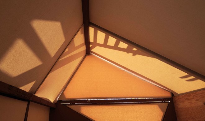 Taliesin – Frank Lloyd Wright School of Architecture, Little Shelters, Taliesin West, Frank Lloyd Wright school, temporary shelter, temporary shelter, green architecture, Taliesin West, local materials