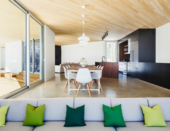 MU Architecture, Nook Residence, Montréal, Canada, quebec, canadian architecture, green design, sustainable design, country homes, quebec homes, Residential Architecture, interior design, minimalist design,