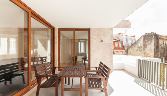 Necessidades House, Fragmentos de Arquitectura, green renovation, Lisbon, adaptive reuse, restoration, patio, open-plan layout, outdoor living