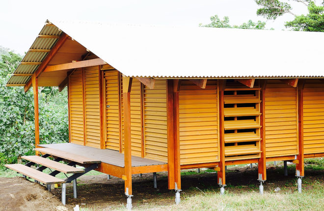 Nev House, Nev Hyman, Nev House by Nev Hyman, prefab, sustainable, recycled, plastic, wood, resilient design, natural disasters, architecture, design, Vanuatu, homes, houses