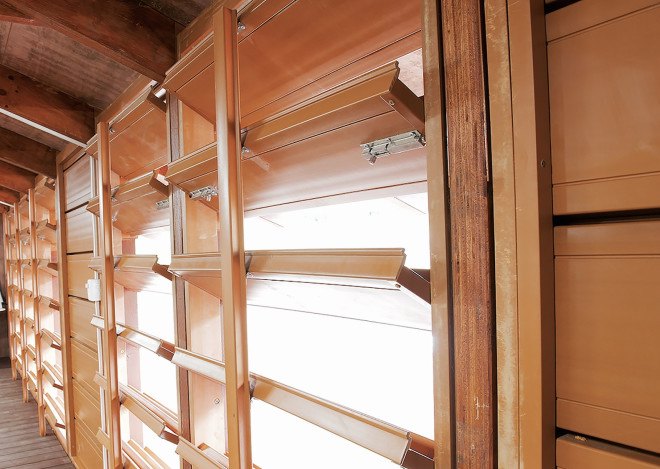Nev House, Nev Hyman, Nev House by Nev Hyman, prefab, sustainable, recycled, plastic, wood, resilient design, natural disasters, architecture, design, Vanuatu, homes, houses, louver windows