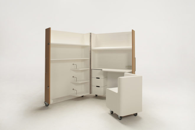 Atelier OPA, Kenchikukagu, Japanese design, transformable, transformer furniture, transformer, kitchen design, Office, cabin guest room, guest rooms, japanese architect, Japan, Tokyo, triennale di milano