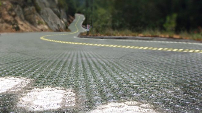 Solar Roadways, solar road, solar panels, solar modules, road, highway, Route 66, Missouri, transportation, MoDOT