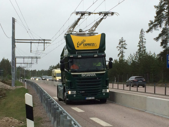 Sweden, Sweden transportation, green transportation, clean transportation, transportation, electric road, electric vehicles, Scania, Trafikverket