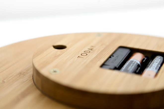 today clock, clock, scott thrift, present clock, mindfulness, kickstarter, present, time, clock art, wall art, clock design