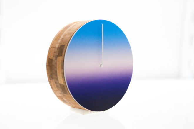 today clock, clock, scott thrift, present clock, mindfulness, kickstarter, present, time, clock art, wall art, clock design