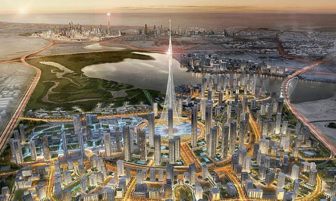 united arab emirates, dubai, tower at dubai creek harbour, santiago calatrava, aurecon, world's tallest structure, world's tallest tower, dubai creek, dubai wildlife sanctuary, dubai real estate development