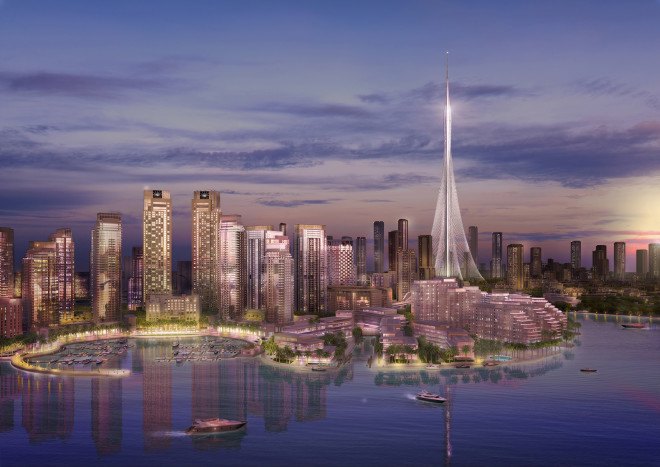 united arab emirates, dubai, tower at dubai creek harbour, santiago calatrava, aurecon, world's tallest structure, world's tallest tower, dubai creek, dubai wildlife sanctuary, dubai real estate development
