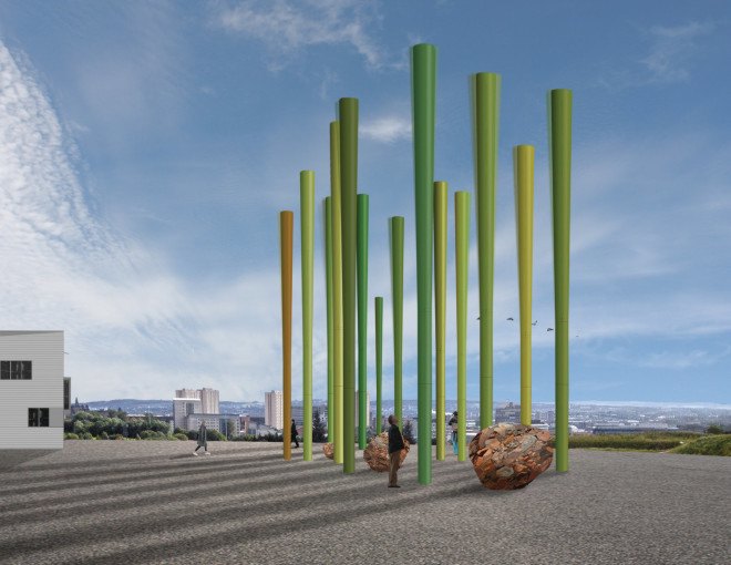 land art generator initiative, lagi, lagi glasgow, scotland, glasgow, scotland renewable energy, scotland canals, scotland clean energy, bladeless wind turbine, wind turbine, vortex wind turbine, hydropower, piezoelectric,