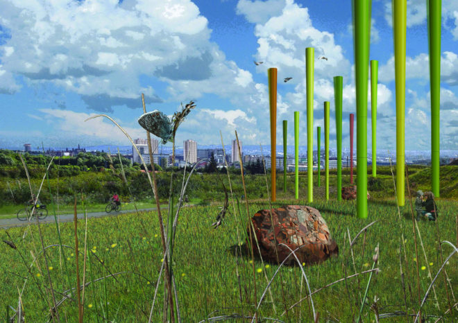 land art generator initiative, lagi, lagi glasgow, scotland, glasgow, scotland renewable energy, scotland canals, scotland clean energy, bladeless wind turbine, wind turbine, vortex wind turbine, hydropower, piezoelectric,