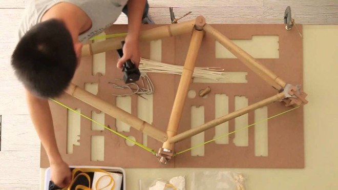 BIY 2 Bike Kit, Kickstarter, reader submitted content, Build it Yourself bicycle, bamboo bicycle, build it yourself bamboo bicycle, bamboobee
