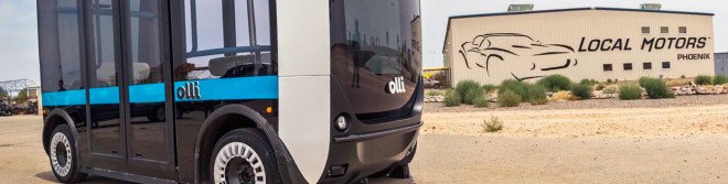 Local Motors, Olli bus, Olli self driving bus, Olli 3D printed bus, Olli Local Motors, Olli Watson, Olli Local Motors IBM, self driving cars, self driving vehicles, autonomous vehicles, self driving bus Olli, 3D printing, transportation innovation, sustainable transportation, artificial intelligent, advanced sensor technology