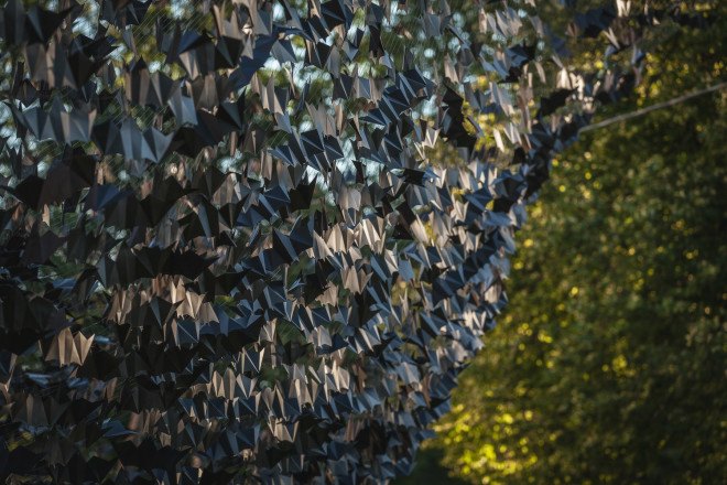 Nature Concert Hall 2016, Nature Concert Hall by Didzis Jaunzems Architecture, Nature Concert Hall bats, bat art installation