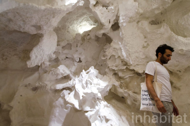 Christian Kerez, Venice Biennale, Venice Biennale 2016, Swiss pavilion, Switzerland Pavilion, Swiss architecture, Switzerland architecture, temporary pavilion, fiber-cement boards, cave-likeX Zurich, reporting from the front
