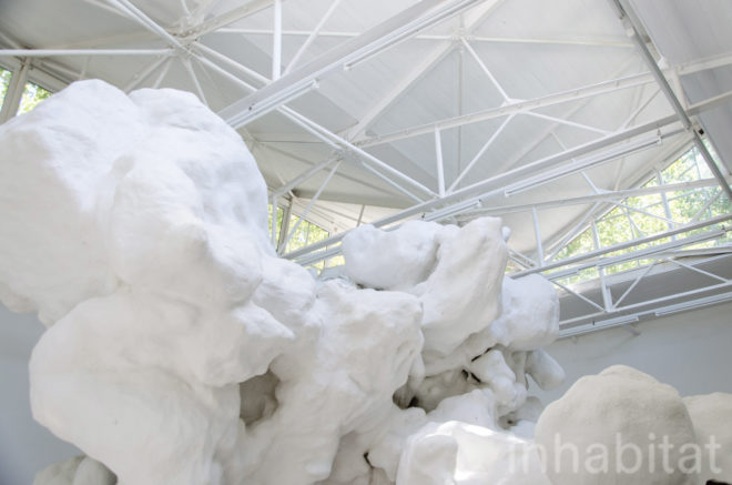 Christian Kerez, Venice Biennale, Venice Biennale 2016, Swiss pavilion, Switzerland Pavilion, Swiss architecture, Switzerland architecture, temporary pavilion, fiber-cement boards, cave-likeX Zurich, reporting from the front
