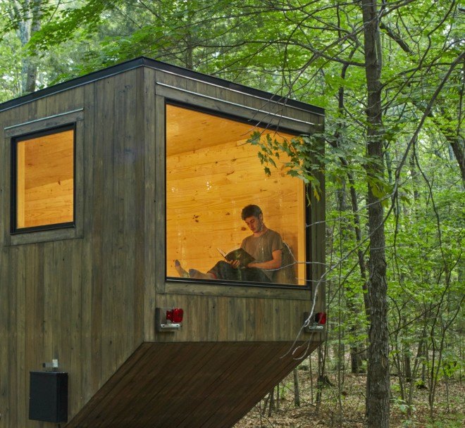 Getaway tiny home, tiny homes nyc AICHINGER Tiny Home, tiny home living, small housing, tiny home movement, tiny homes nyc, tiny home vacation, small home rentals, nyc vacation rentals, camping nyc, tiny home camping nyc,