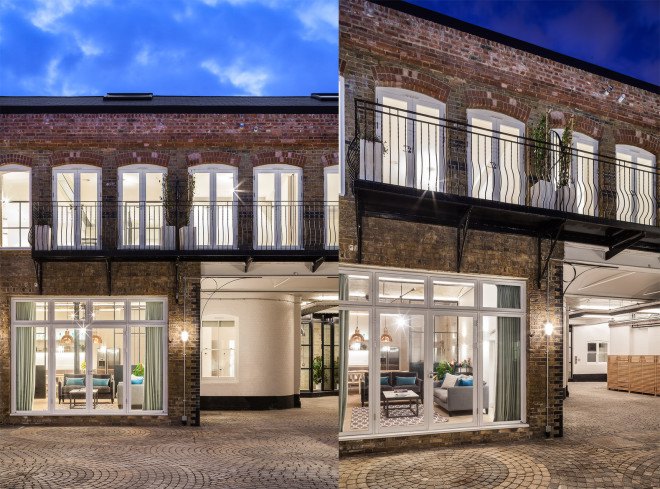 Bakery Place by Jo Cowen Architects, Bakery Place housing in London, adaptive reuse in London, bakery converted into housing