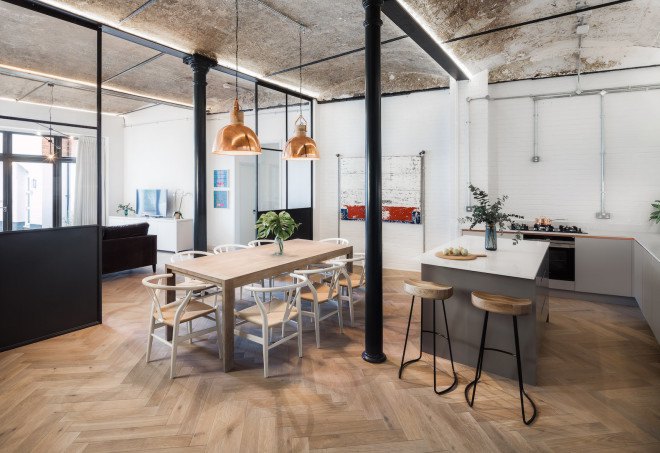 Bakery Place by Jo Cowen Architects, Bakery Place housing in London, adaptive reuse in London, bakery converted into housing