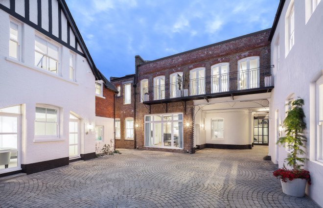 Bakery Place by Jo Cowen Architects, Bakery Place housing in London, adaptive reuse in London, bakery converted into housing