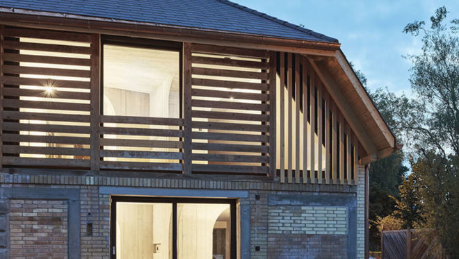 Freiluft Architektur, barn conversion, Switzerland, concrete, storage spaces, green conversion, green architecture