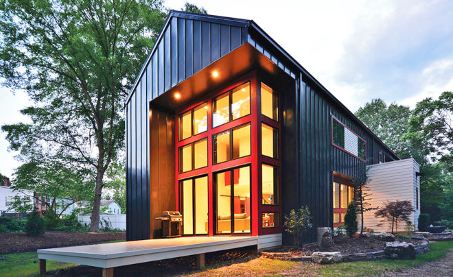 Blauhaus in North Carolina, geothermal-powered house in North Carolina, Stitch Design Shop, North Carolina Modernist Houses (NCMH), Matsumoto Prize Awards winner