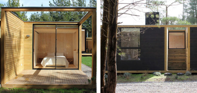 Algarrobo House, prefab, prefab house, Chile, modular, Garcia de la Huerta and Gleixner architects, green architecture, wooden house, sustainable materials