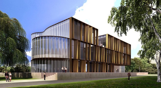 Piuarch, Ekaterinensky Congress Center, undulating facade, glass curtain, curtain walls, congress center, Russia, brise-soleil, cultural complex, conference hall, flexible interior, green architecture