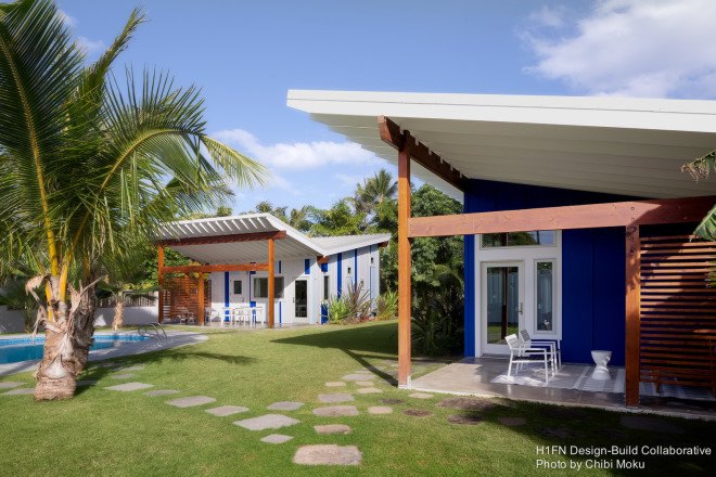 Hale Kilo I'a, Hale Kilo I'a by H-1 F+N Design-Build Collaborative, H-1 F+N Design-Build Collaborative, Chibi Moku, Hawaii, beach home, beach house, architecture, design, modern architecture, Hawaiian architecture