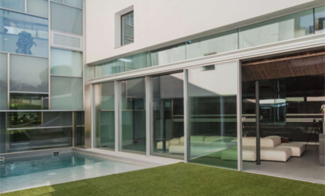 House H, luxury villa, Madrid, Abiboo Architecture, patio, natural light, green architecture, white stucco