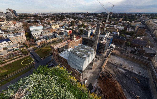 Irving Street Brewery, repurposed building, Tzannes architects, Sekisui House, Frasers Property, power plant, Sydney, mixed-use development, green architecture