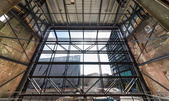 Irving Street Brewery, repurposed building, Tzannes architects, Sekisui House, Frasers Property, power plant, Sydney, mixed-use development, green architecture