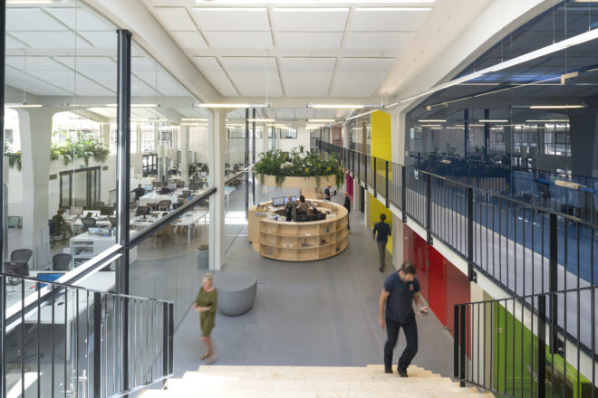 MVRDV House, MVRDV at Het Industriegebouw, Het Industriegebouw offices, Het Industriegebouw adaptive reuse, adaptive reuse in Rotterdam,
