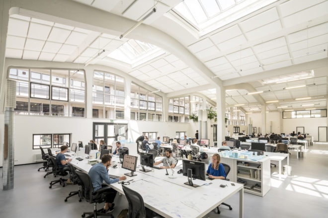MVRDV House, MVRDV at Het Industriegebouw, Het Industriegebouw offices, Het Industriegebouw adaptive reuse, adaptive reuse in Rotterdam,