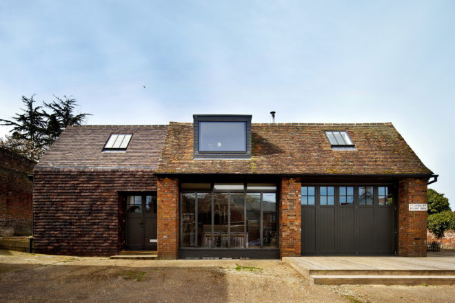 st johns ambulance, east sussex architecture, marta nowicka & co, Marta Norwicka, Vojteck Ketz, st johns rye, english architecture, reclaimed wood, exposed brick