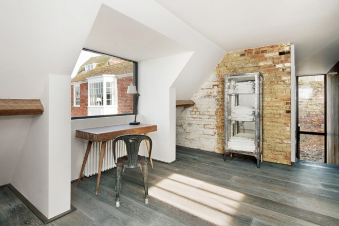 st johns ambulance, east sussex architecture, marta nowicka & co, Marta Norwicka, Vojteck Ketz, st johns rye, english architecture, reclaimed wood, exposed brick