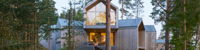 murman arkitekter, villa Sunnanö, Åke E:som Lindman, architecture, sweden, swedish architecture, lakeside house, lake house, waterside house, gable, wooden villa, swedish villa