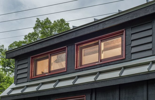 New Frontier Tiny Homes, Riverside tiny house, Tennessee, tiny house, green architecture, Scandinavian architecture, LED lighting, composting toilet, tiny spaces