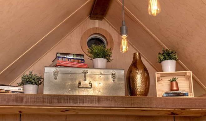 New Frontier Tiny Homes, Riverside tiny house, Tennessee, tiny house, green architecture, Scandinavian architecture, LED lighting, composting toilet, tiny spaces